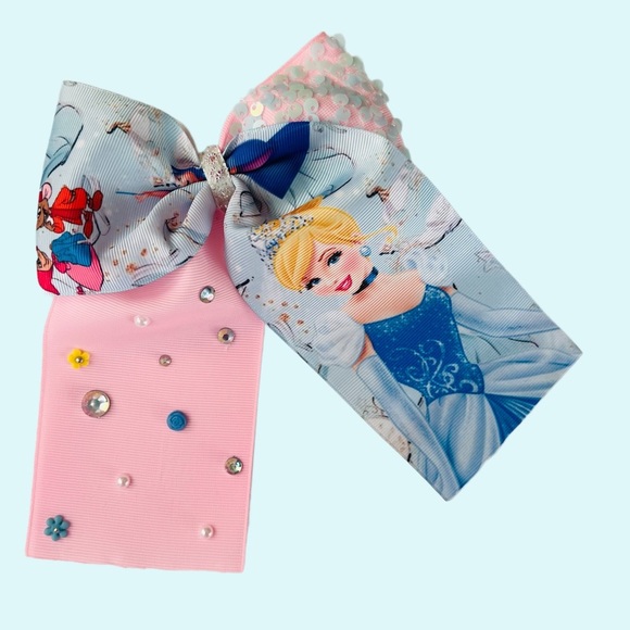 Disney Cinderella Princess Cheer Hair Bow - Picture 2 of 2